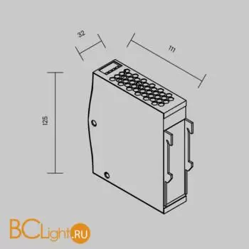 Источник напряжения PSL015 24В 75Вт IP 20 Maytoni Led Strip 821011 - Фото 3