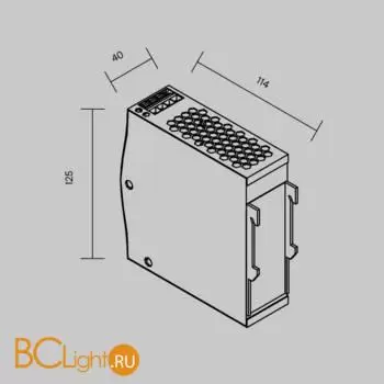 Источник напряжения PSL015 24В 120Вт IP 20 Maytoni Led Strip 821012 - Фото 3