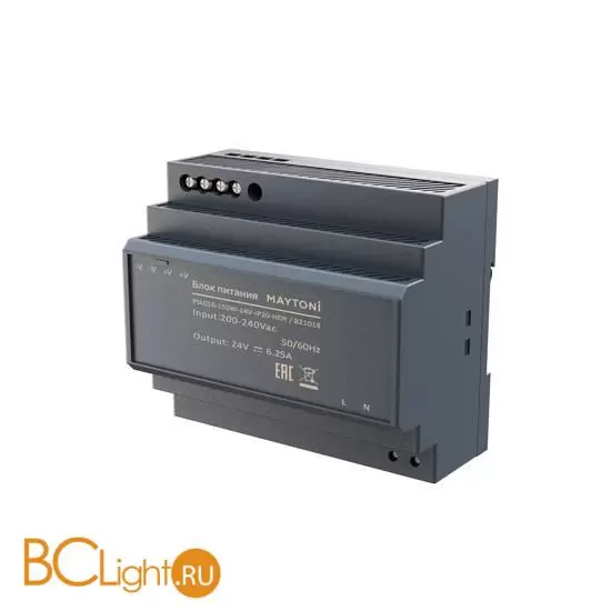 Источник напряжения PSL016 24В 150Вт IP 20 Maytoni Led Strip 821018 Источник напряжения PSL016 24В 150Вт IP 20 Maytoni Led Strip 821018