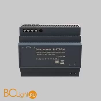 Источник напряжения PSL016 24В 150Вт IP 20 Maytoni Led Strip 821018 - Фото 4