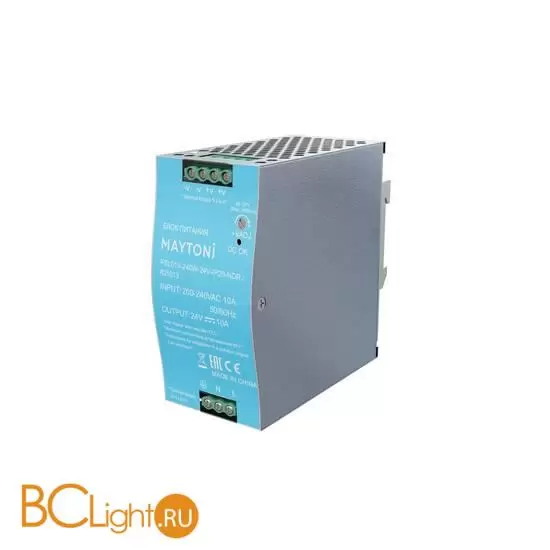 Источник напряжения PSL015 24В 240Вт IP 20 Maytoni Led Strip 821013 Источник напряжения PSL015 24В 240Вт IP 20 Maytoni Led Strip 821013