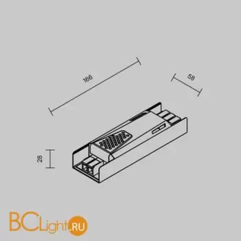 Источник напряжения PSL013 24В 150Вт IP 20 Maytoni Led Strip 821007 - Фото 2
