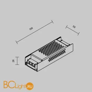 Источник напряжения PSL012 24В 300Вт IP 20 Maytoni Led Strip 821005 - Фото 3