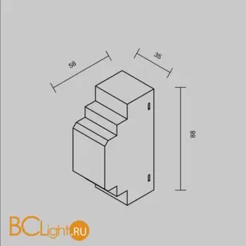 Источник напряжения PSL016 48В 30Вт IP 20 Maytoni Led Strip 831003 - Фото 3