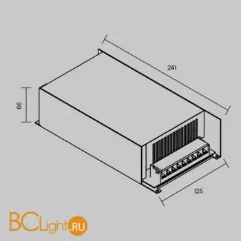Источник напряжения PSL006 48В 600Вт IP 20 Maytoni Led Strip 831012 - Фото 2