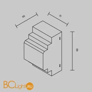 Источник напряжения PSL016 48В 60Вт IP 20 Maytoni Led Strip 831004 - Фото 3
