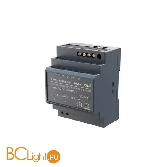Источник напряжения PSL016 48В 100Вт IP 20 Maytoni Led Strip 831005 Источник напряжения PSL016 48В 100Вт IP 20 Maytoni Led Strip 831005