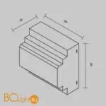 Источник напряжения PSL016 48В 100Вт IP 20 Maytoni Led Strip 831005 - Фото 3