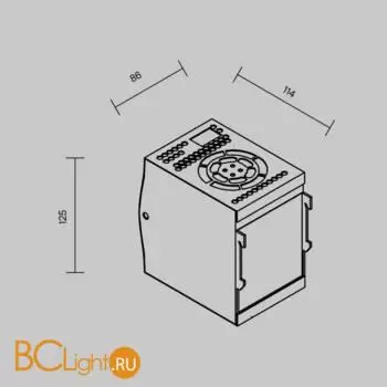 Источник напряжения PSL015 48В 480Вт IP 20 Maytoni Led Strip 831002 - Фото 3