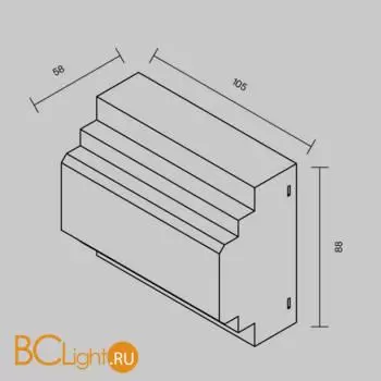 Источник напряжения PSL016 48В 150Вт IP 20 Maytoni Led Strip 831006 - Фото 3