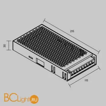 Источник напряжения PSL006 48В 250Вт IP 20 Maytoni Led Strip 831009 - Фото 2