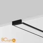 Алюминиевый профиль встраиваемый с накладным фланцем 22x6 (Черный, 2 м), ALM-004-B-2M 632010 - Фото 0