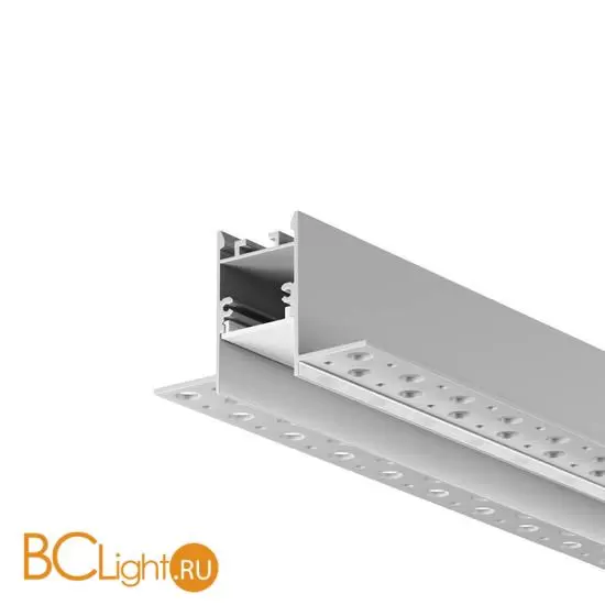 Алюминиевый профиль встраиваемый скрытого монтажа 65x42 (Серебро, 2 м), ALM-6542-S-2M 636012