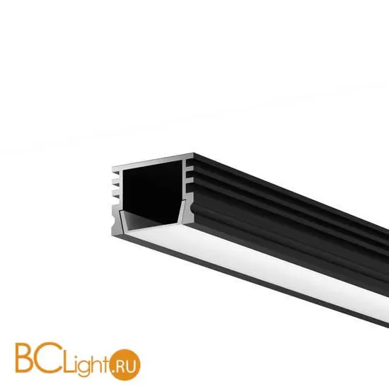 Алюминиевый профиль накладной 16x12 (Черный, 2 м), ALM-005-B-2M 631005