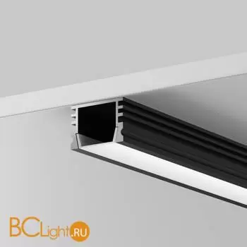 Алюминиевый профиль накладной 16x12 (Черный, 2 м), ALM-005-B-2M 631005 - Фото 1