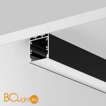 Алюминиевый профиль накладной-подвесной 35x35 (Черный, 2 м), ALM-3535BT-B-2M 633003 - Фото 1