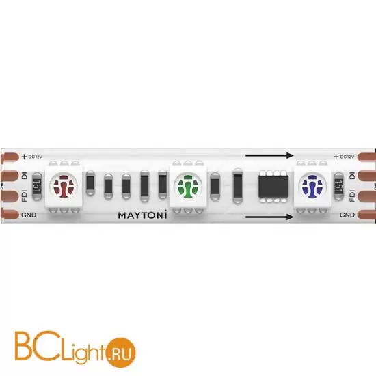 Светодиодная лента 12В 5050 14,4Вт/м RGB 5м IP 65 Maytoni Led Strip 201243