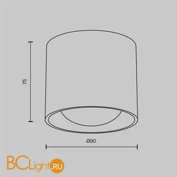 Спот Maytoni Lens C217CL-15W4K-B - Фото 9