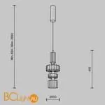 Подвесной светильник Maytoni Level MOD253PL-L18BS3K3 - Фото 12