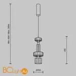 Подвесной светильник Maytoni Level MOD253PL-L18BS3K2 - Фото 12