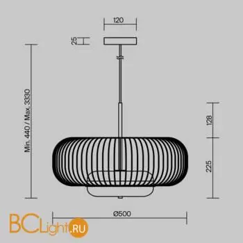 Подвесной светильник Maytoni Levitation MOD376PL-L30G3K - Фото 11