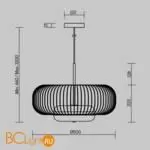 Подвесной светильник Maytoni Levitation MOD376PL-L30G3K - Фото 11