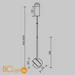 Подвесной светильник Maytoni Levix MOD459PL-L7BSK - Фото 6