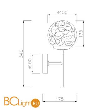 Бра Maytoni Ligero MOD061WL-01CH - Схема
