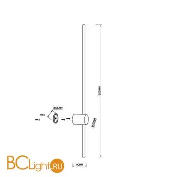 Бра Maytoni Light stick MOD237WL-L11BS3K - Фото 0