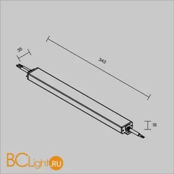 Блок питания (трансформатор) Maytoni Lighting control 725003 - Фото 2