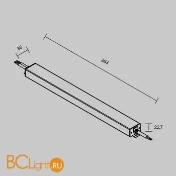 Блок питания (трансформатор) Maytoni Lighting control 725004 - Фото 2