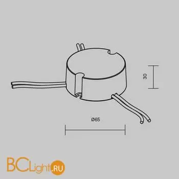 Блок питания (трансформатор) Maytoni Lighting control 721031 - Фото 1
