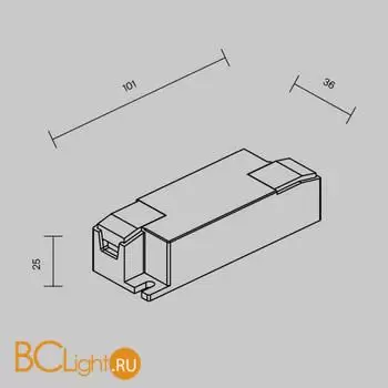 Блок питания (трансформатор) Maytoni Lighting control 771003 - Фото 2