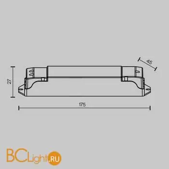 Диммер DALI DT6 четырёхканальный 12-48VDC DIM Maytoni Lighting control 721002 - Фото 1
