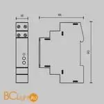 Диммер DALI DT6 TRIAC 230VAC DIN Maytoni Lighting control 721018 - Фото 1