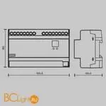 Диммер DALI DT6 четырёхканальный TRIAC 230VAC DIN Maytoni Lighting control 721020 - Фото 1