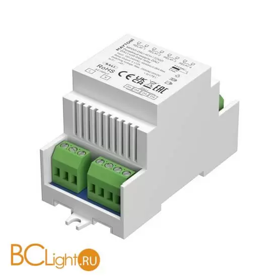 Релейный модуль DALI DT7 четырёхканальный 4x12A DIN Maytoni Lighting control 721021