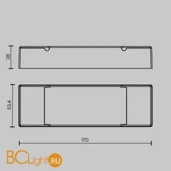 Контроллер DALI DT8 четырёхканальный 12-24VDC RGBW Maytoni Lighting control 721017 - Фото 1