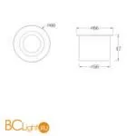 Встраиваемый светильник Maytoni Limo O037-L3W3K - Фото 0