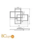 Потолочный светильник Maytoni Line new MOD016CL-L80BK - Фото 0