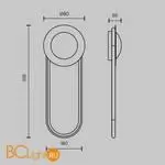 Настенный светильник Maytoni Link new MOD357WL-L16BS3K1 - Фото 4