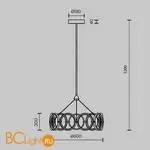 Подвесной светильник Maytoni Link new MOD357PL-L40BS3K - Фото 6