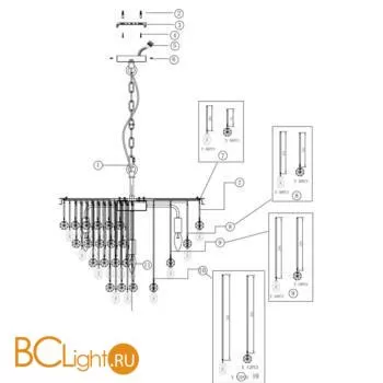 Люстра Maytoni Linn MOD091PL-07G - Фото 2