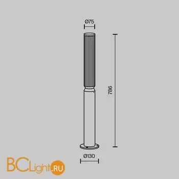 Садово-парковый фонарь Maytoni Lit O593FL-L12BR3K - Фото 6
