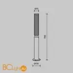 Садово-парковый фонарь Maytoni Lit O593FL-L12BR3K - Фото 6