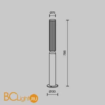 Садово-парковый фонарь Maytoni Lit O593FL-L12GF3K - Фото 6