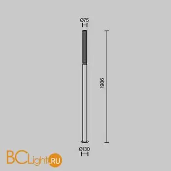 Садово-парковый фонарь Maytoni Lit O593FL-L20BR3K - Фото 6