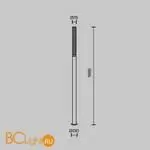 Садово-парковый фонарь Maytoni Lit O593FL-L20GF3K - Фото 6