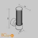 Уличный настенный светильник Maytoni Lit O593WL-L8B3K - Фото 6