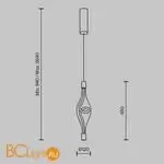 Подвесной светильник Maytoni Loop new MOD290PL-L14BS3K - Фото 1